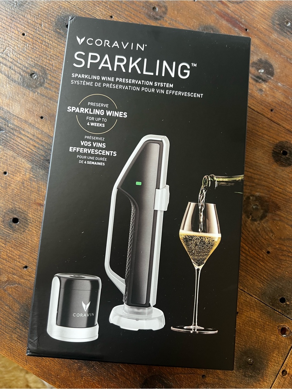 NWT - Coravin - Sparkling Wine Preservation System – Black